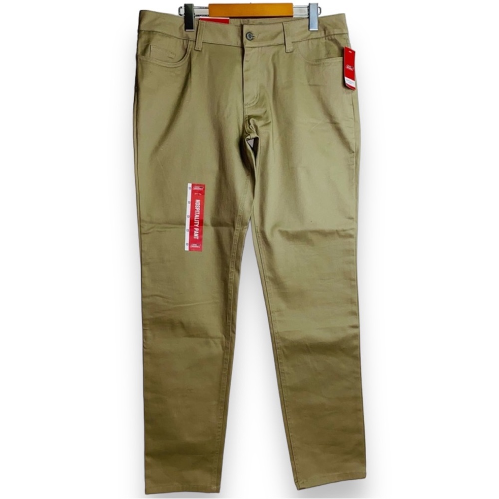 NEW Genuine Dickies Hospitality Khaki Pants Skinny Leg Pants Women’s Size 13